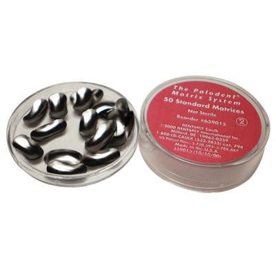 Dentsply Palodent Matrix System Refill - Stainless steel - Standard Matrices 50/Bx Dentsply Palodent Matrix System Refill - Stainless steel - Standard Matrices 50/Bx